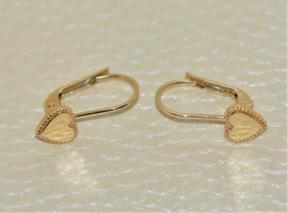 Neue Herzohrringe Ohrringe Goldohrringe Herz 585 / 14 Karat Gold in Rohrbach