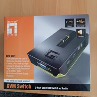 Level One KVM-0221 KVM Switch - 2 Port USB - NEU - OVP Essen - Rüttenscheid Vorschau