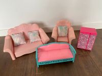 Barbie mattel 90er Zubehör Sofa Sessel Kühlschrank Nordrhein-Westfalen - Beverungen Vorschau