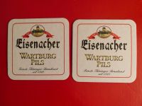 2 Bierdeckel vom legend. „Wartburg Pils“ der Eisenacher Brauerei Thüringen - Weimar Vorschau