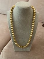 Perlenkette goldfarben ca 60 cm lang( Modeschmuck )mit Verschluss Frankfurt am Main - Niederursel Vorschau