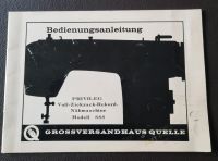 PRIVILEG Voll Zickzack-Rekord- 888 Nähmaschine Bedienungsanleitun Baden-Württemberg - Konstanz Vorschau