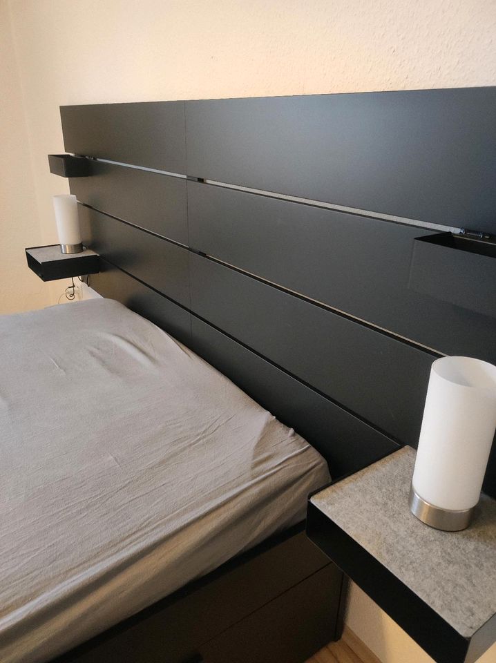 IKEA Bett inklusive Kopfteil, Lattenrost und Matratze in Braunschweig