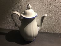 Kaffeekanne Rosenthal Chippendale, weiß, blauer Rand, Platinrand Ramersdorf-Perlach - Ramersdorf Vorschau