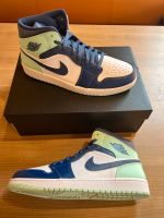 Nike Air Jordan 1 mid mystic navy mint foam white Marine 46 Bayern - Leiblfing Vorschau