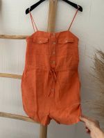 Mango LeinenJumpsuit Playsuit Einteiler Overall Gr. 34 neu Nordrhein-Westfalen - Bünde Vorschau