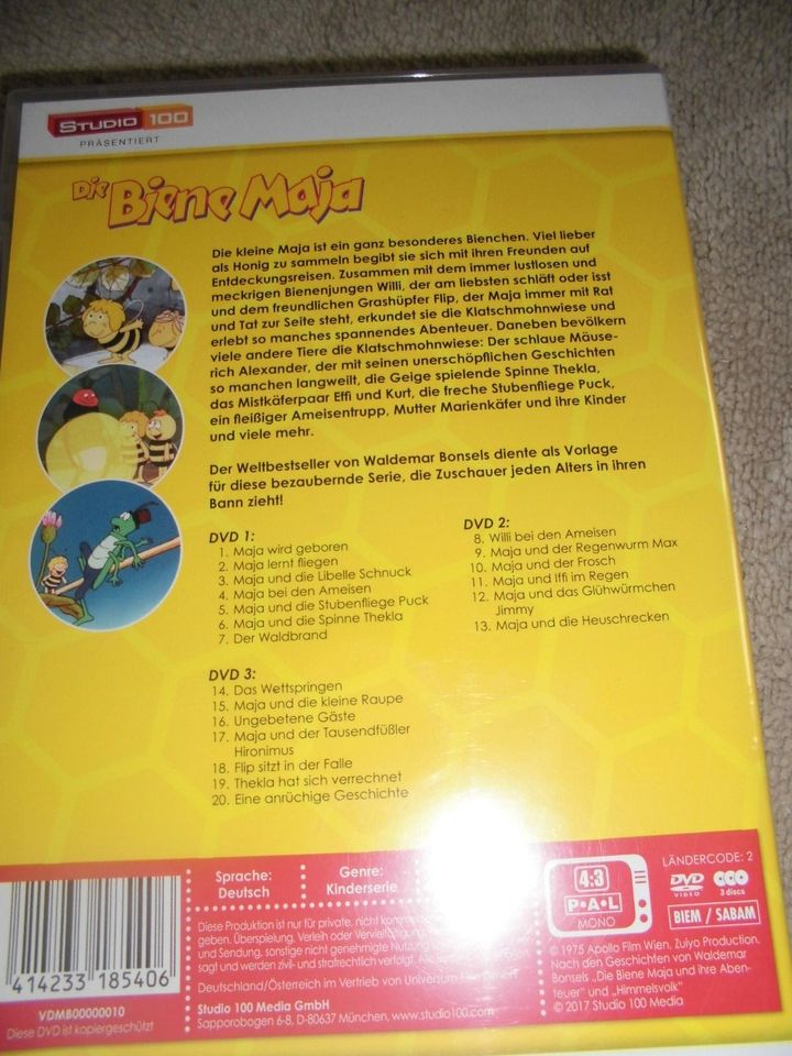 DVD Box Biene Maja WIE NEU in Salzkotten