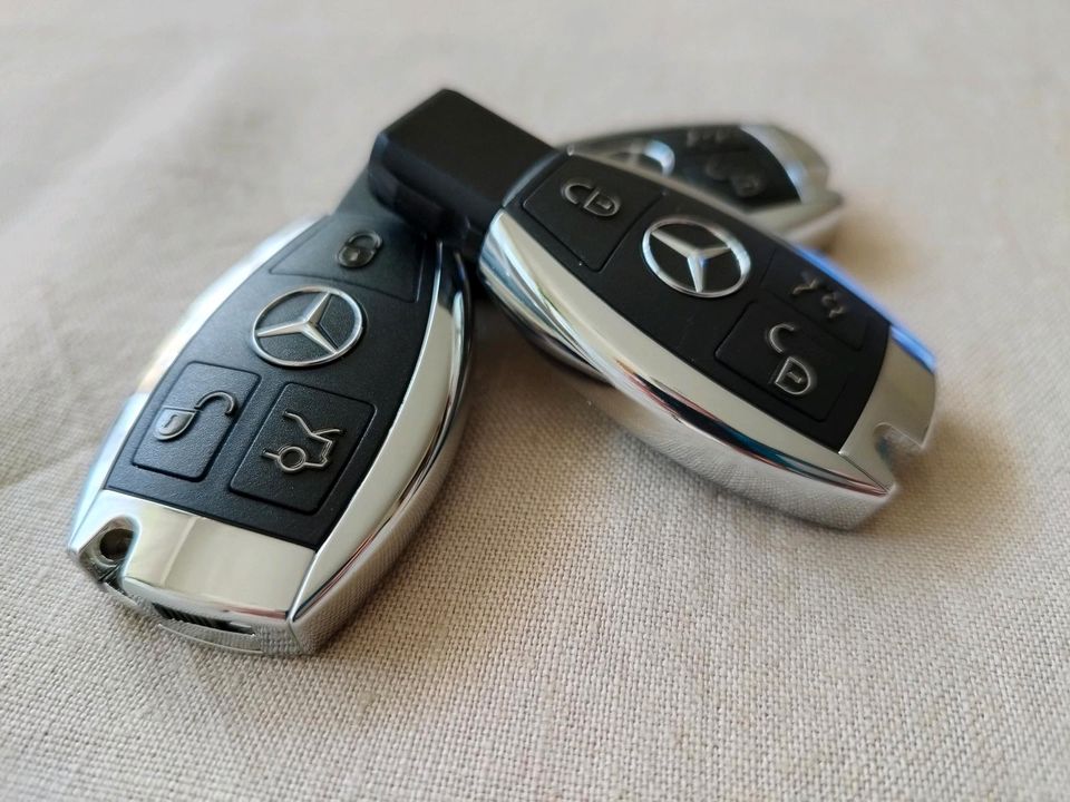 Mercedes W164 W169 W203 W204 X204 W209 W211 W212 W221 R230 W245 W639 W906 Schlüssel Programmierung / nachmachen in Köln