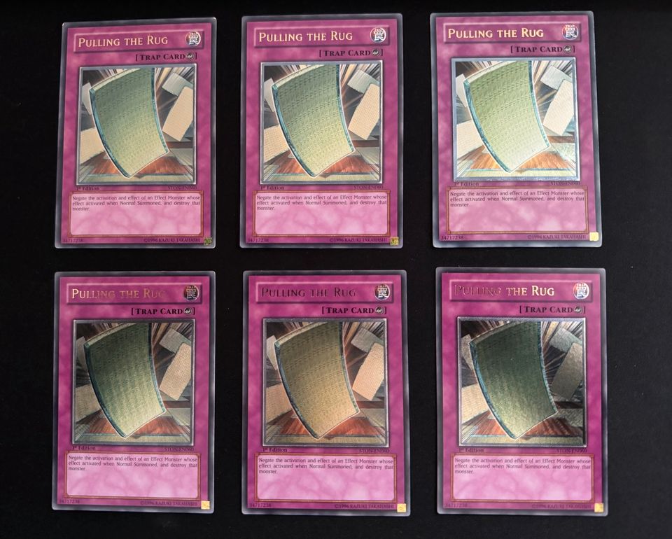 Yugioh 6x Pulling the Rug Ultimate Rare in Zapfendorf