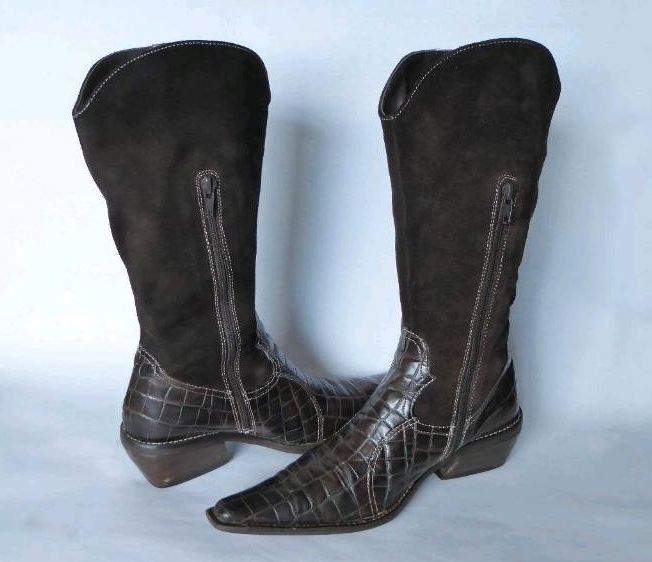 Bullboxer Westernstiefel Cowboystiefel Stiefel Reitstiefel in Elkenroth