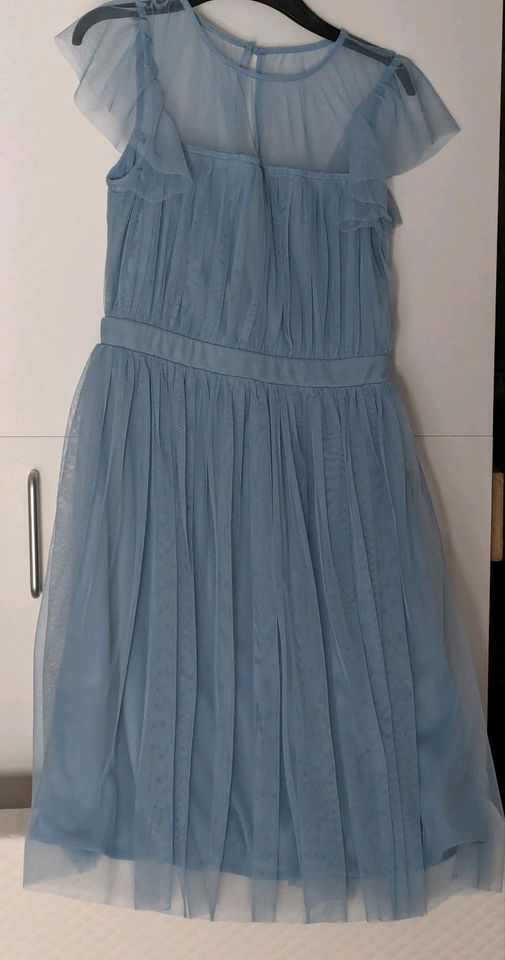 Kleid Cocktailkleid festlich hellblau Gr. 146/152 in Bochum