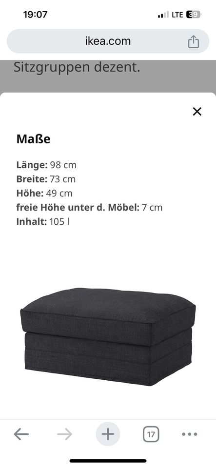 Ikea Grönlid Hocker in Kindsbach