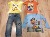 T-Shirt und Langarmshirt Gr. 110, Feuerwehr, Jeans Gr. 98 Bayern - Sulzthal Vorschau