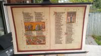 Rollkarte/Schulkarte/Wandkarte - Mittelalterliche Schrift Nordrhein-Westfalen - Rommerskirchen Vorschau