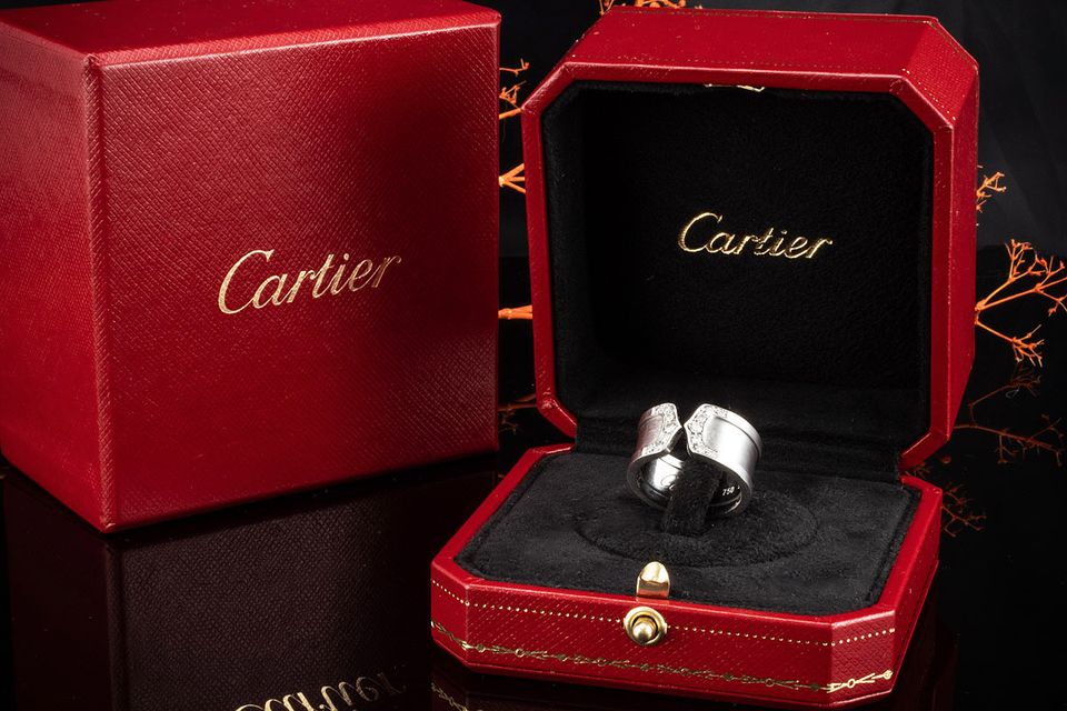 Cartier CC Ring C de Cartier Diamanten Brillanten 750er Weißgold in Wegberg