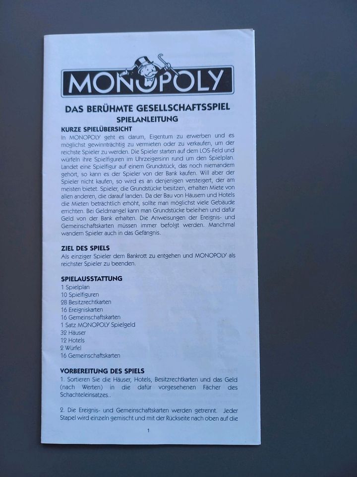Monopoly Gesellschaftsspiel in Freital