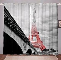 2x 140x260 cm 2er Über Gardinen Set Vorhänge Paris Eiffelturm NEU Nordrhein-Westfalen - Neuss Vorschau