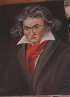 Altes Gemälde, Beethoven, vor 1945 gemalt Bayern - Gerolzhofen Vorschau