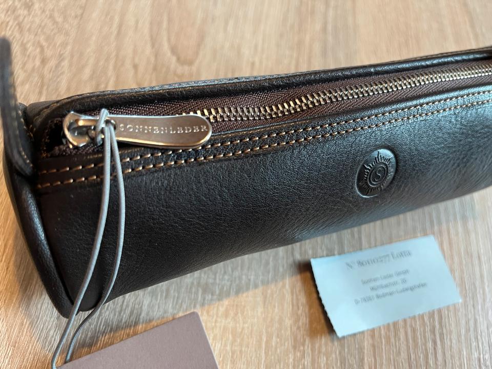 *NEU* Sonnenleder Lotta Stifterolle, Mäppchen, Etui Leder Mocca in Augsburg