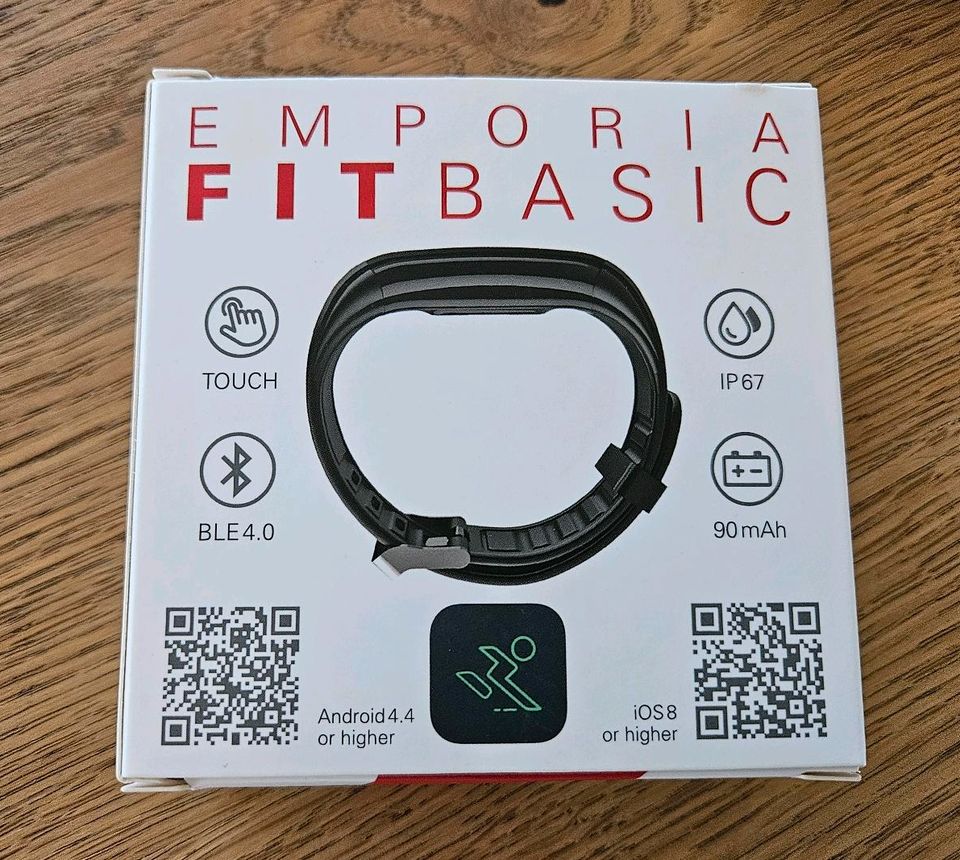 Emporia FIT BASIC_Fitness Tracker schwarz_NEU in Achern