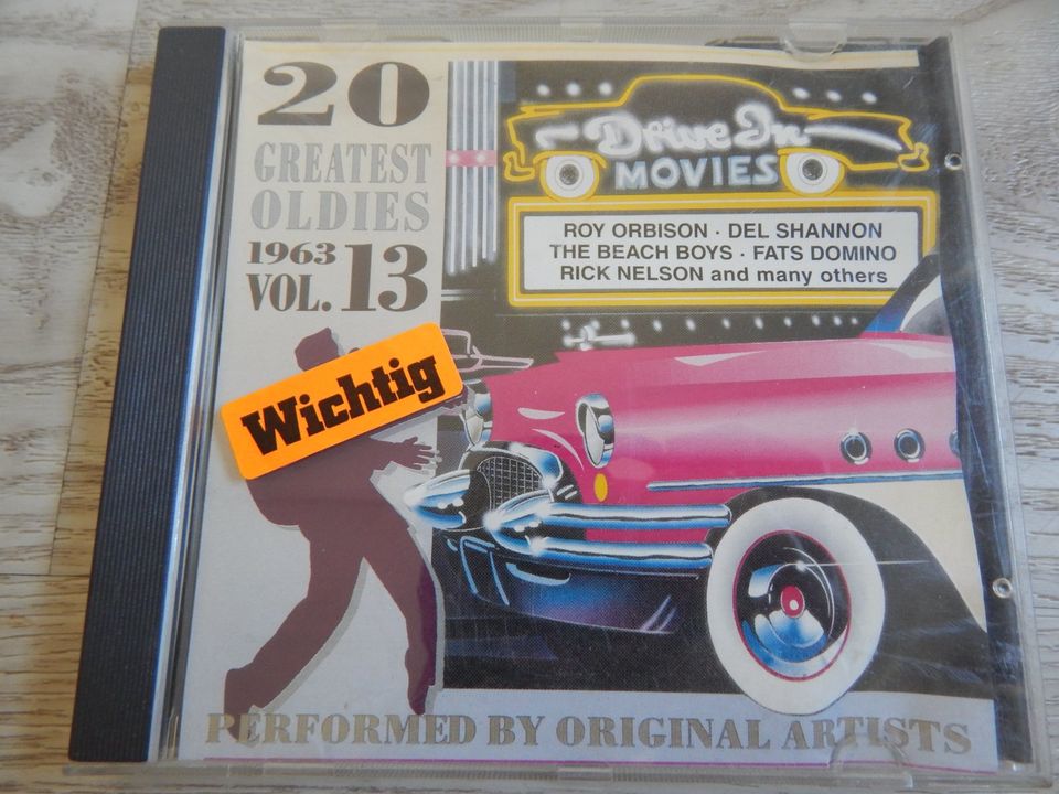 Musik CD 20 Greatest Oldies 1963 Vol.13 in Oberzent