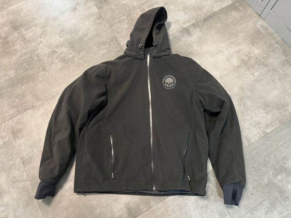 Harley-Davidson Jacke Windbreaker schwarz in 2XL in Timmendorfer Strand 