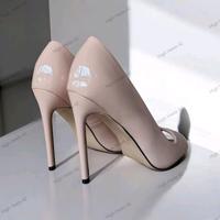 High Heels Peep Toe Pumps Aprikose Lack Größe 42 Berlin - Hellersdorf Vorschau