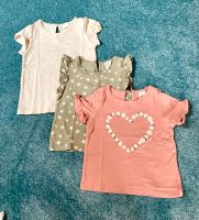 3x H&M Baby T-Shirts Sommer mit Gänseblümchen Rosa Grün Beige, 74 Bayern - Amerang Vorschau