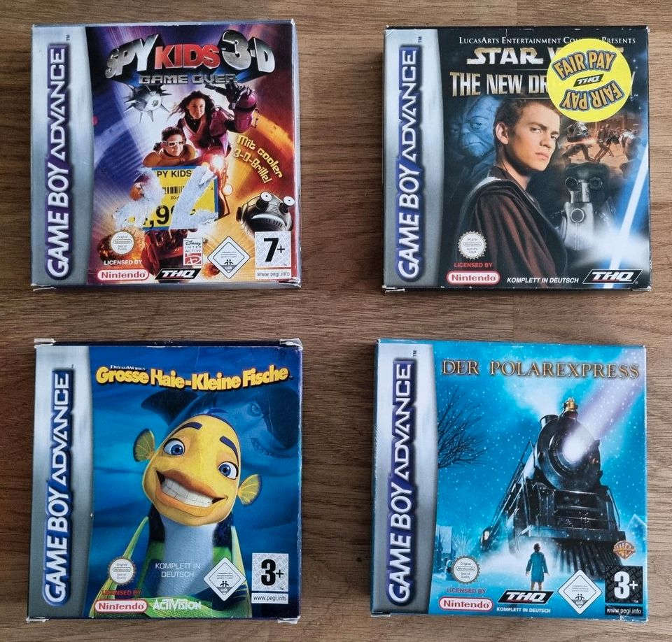 10 GBA Gameboy Advance Spiele in OVP inkl. Anleitung je 20€ in Wesseling