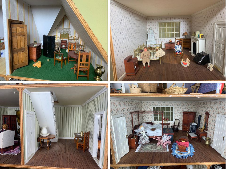 Puppenhaus Mini Mundus um 1980 207*40*92cm voll möbliert in Hamburg