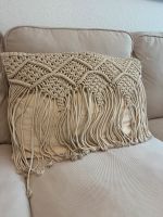 Dekokissen makramee Boho 40x60 beige München - Ramersdorf-Perlach Vorschau