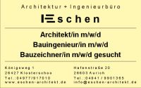 Bauzeichner/in, Architekt/in und Bauingenieur/in gesucht Niedersachsen - Moorweg Vorschau