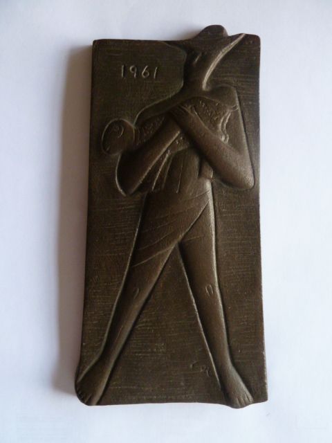 EMY   Roeder  -  BronzeRelief ! in Volkach