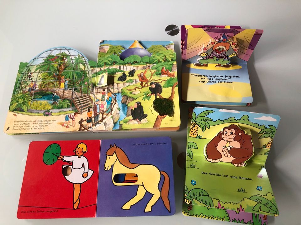 4 Bücher Thema Zoo und Zirkus für Kleinkinder in Wolfsburg