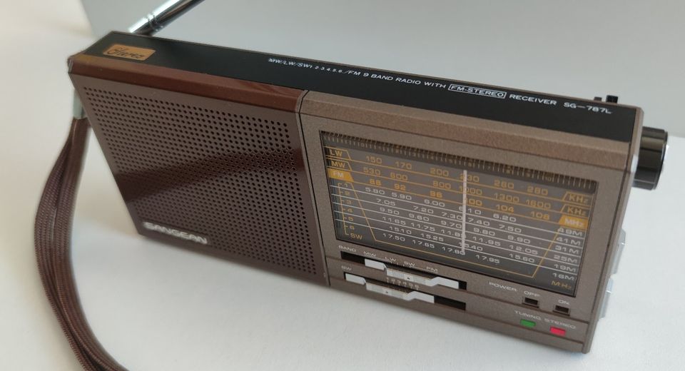 Sangean [SG-787] Mini Weltempfänger Radio Receiver "Vintage 1985" in Oer-Erkenschwick