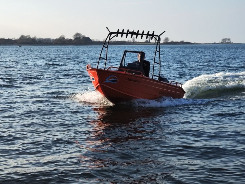 Zackenbarsch 15PS Führerscheinfrei Mietboot 6 Stunden Angelboot in Lütjenburg