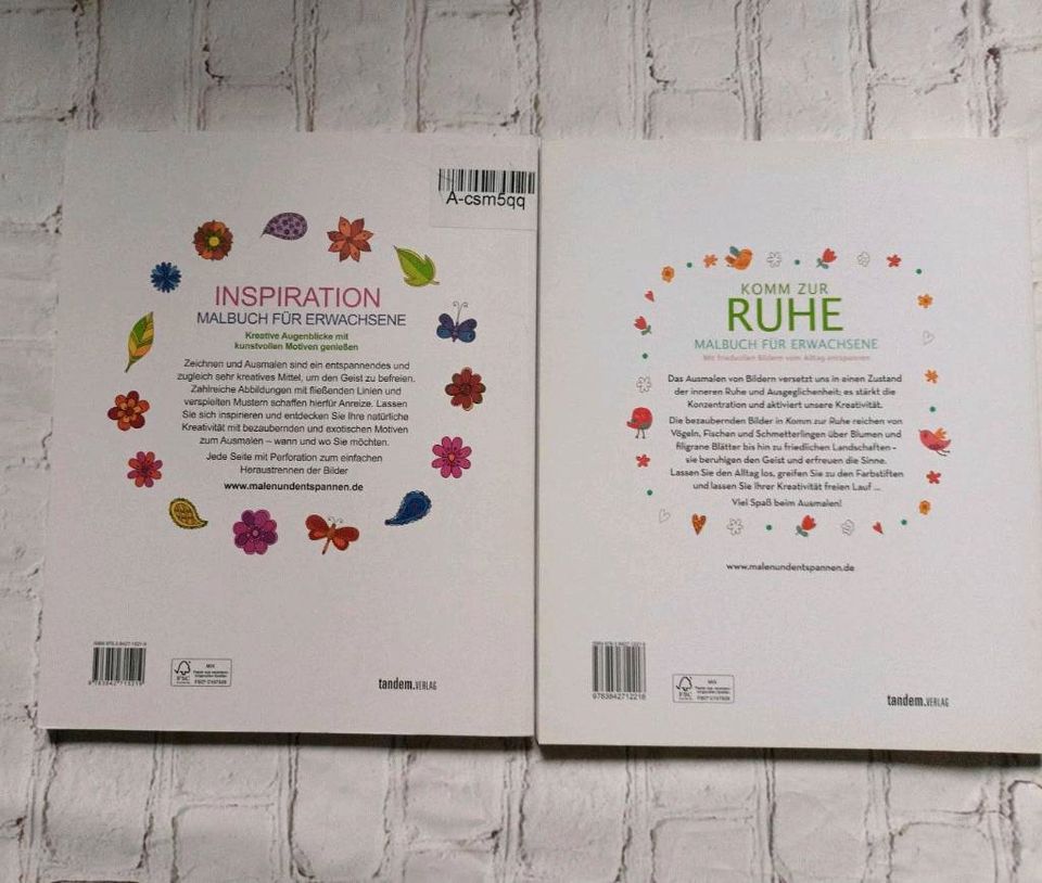 Malbücher für Erwachsene Zen Color Handlettering Entspannung in Hamburg