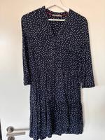 Blaues Jakes Kleid Pünktchen Gr 36 / S Viskose Sommerkleid West - Griesheim Vorschau