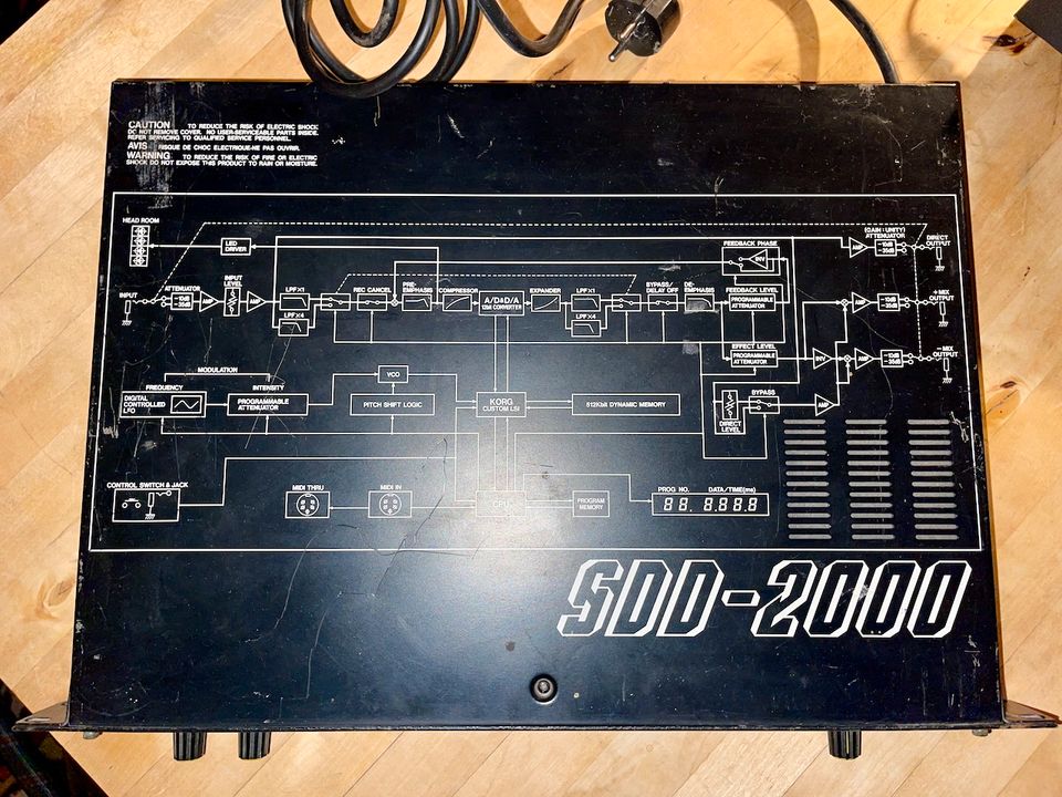 Korg SDD-2000 Sampling Digital Delay MIDI 1985 in München