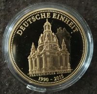 Medaille 2015 Frauenkirche Dresden, vergoldet PP neu Sachsen - Meerane Vorschau