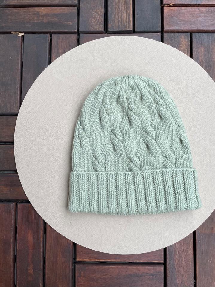 Gestrickte Mütze Aus Merino ohne Bonbons 56-57 cm in Erding