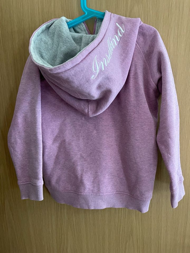 Inselkind Hoodiejacke in rosa- grau meliert Gr. 8/9 in Dortmund