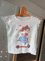 Weißes T-Shirt mit Scooter, Mädchen, Gr. 110 cm, 5 Jahre Berlin - Pankow Vorschau