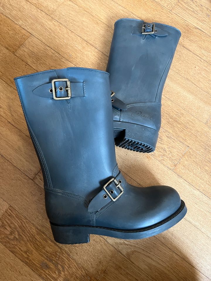 Diesel Gummistiefel Boots grau im Used Look 36 in Lampertheim