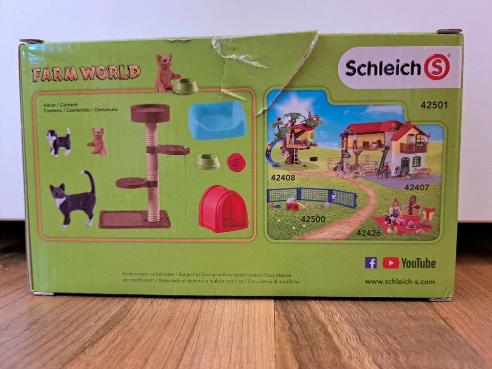 Schleich Farm World Spielspaß für niedliche Katzen in Hardisleben