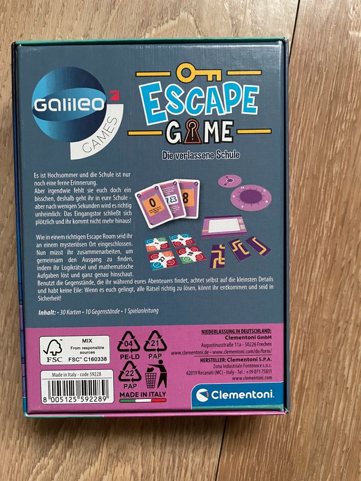 Spiel Escape Game „die verlassene Schule“ in Wiesbaden