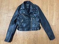 Zara Lederjacke | Kunstleder schwarz Größe Leipzig - Engelsdorf Vorschau