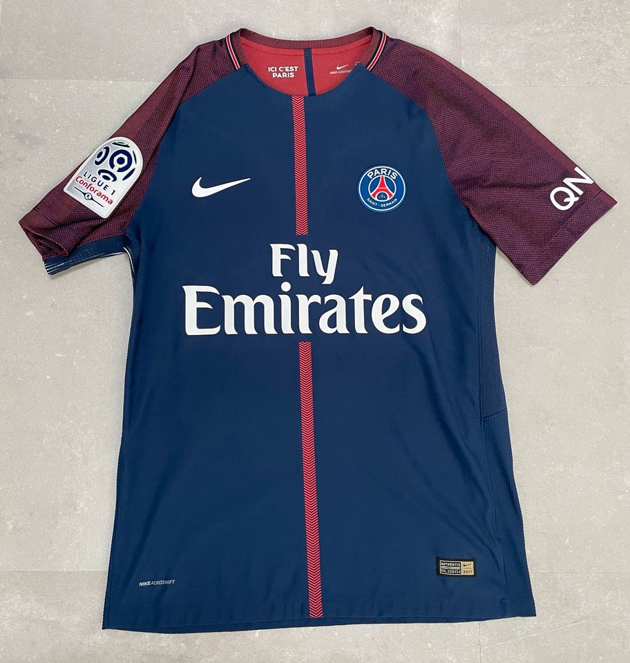 PSG Vaporknit Heimtrikot 2017/18 von Kylian Mbappé, Nummer 29 in Dortmund