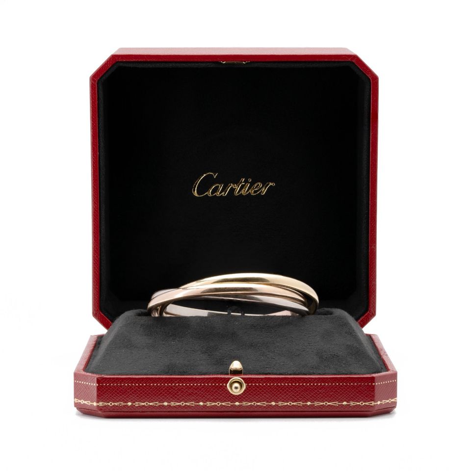 Cartier Trinity Goldarmreif 18 Karat RG/GG/WS Fullset in Hamburg