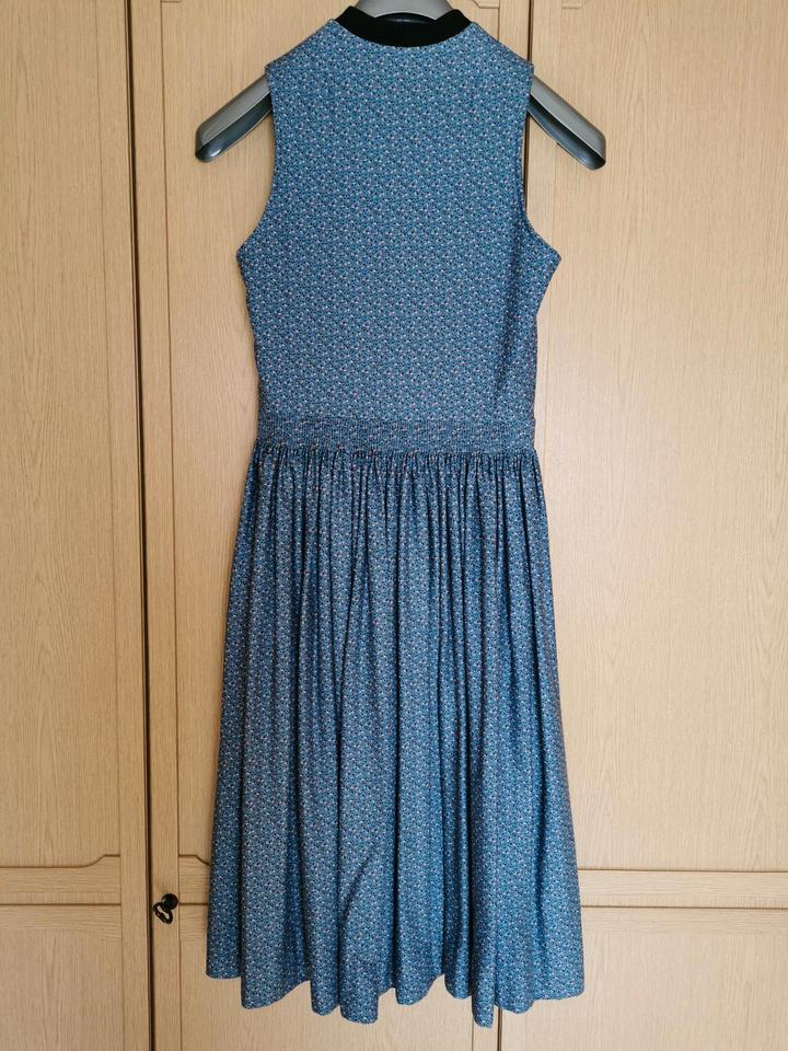 Dirndl/Vintage Dirndl /Tracht, Wiesn, Oktoberfest, blau, schwarz in Aham